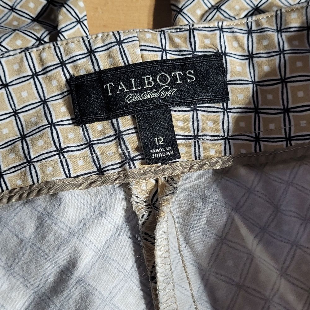 Talbots Women's Heritage Fit Straight Cut Ankle Pants - SIZE 12 - Picture 4 of 9